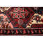 Tapis rouge rétro Kayseri 5 pi 2 po x 7 pi 7 po