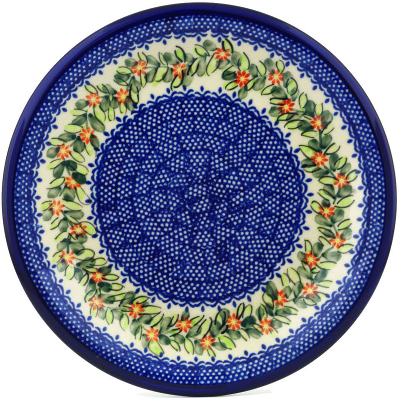 Elegant Garland Ceramic Decorative Plate