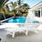 Outdoor Chaise Lounge With Wheels-1146349892