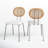 Bohlen 17.9'' H Upholstered Metal Cane Back Side Chair-2016873140