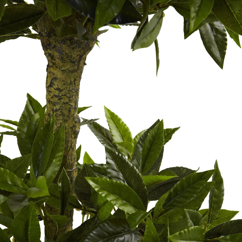 Triple Bay Leaf Topiary Artificial Tree
