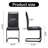 Rheese Modern Upholstered Faux Leather Cantilever Dining Chairs with Metal Frame and Top Handle-1847051813-1818593101-1847051814