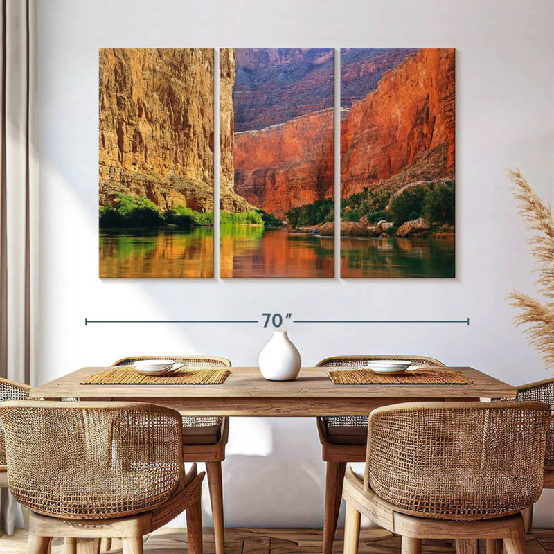 Gorge murale rouge Alvord, H 42 po x l 65 po