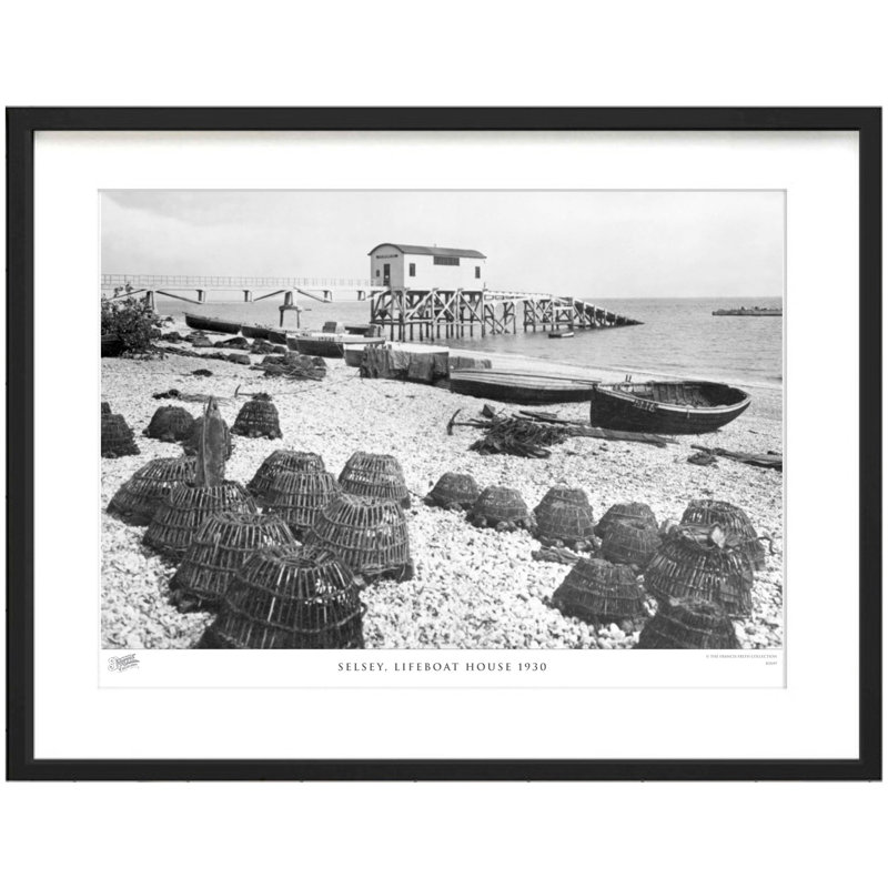 Selsey, Lifeboat House 1930 by Francis Frith - Single Picture Frame Print, 60cm H x 80cm W x 2.3cm D