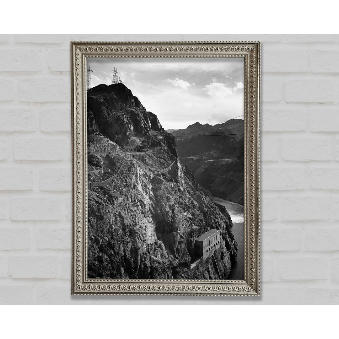 Cliffs Above Boulder Dam von Ansel Adams - Einzelne Bilderrahmen Kunstdrucke