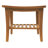 Campbelltown 20'' W Teak Shower Bench-45467539-45467830