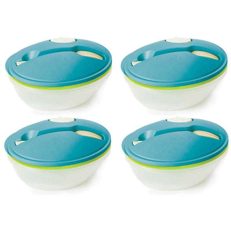 Food Storage - Set of 4 Containers and 4 Lids