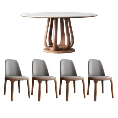 Ensemble de table de salle à manger et de chaises Nordic