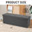 Folding Storage Ottoman Bench, Storage Chest, Foot Rest Stool, Bedroom Bench With Storage-262951139