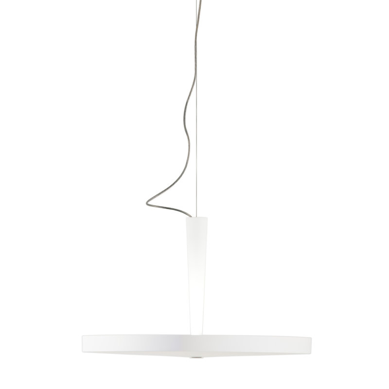 3 - Light Geometric Pendant, Matt White