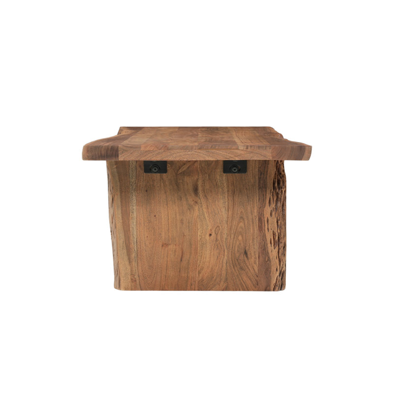 Table basse en bois massif, Natural