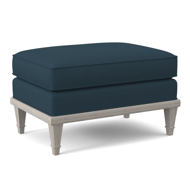 Repose-pieds rectangulaire Dublin, Lagon Margaret, Bisque