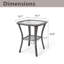 Table basse de patio en osier