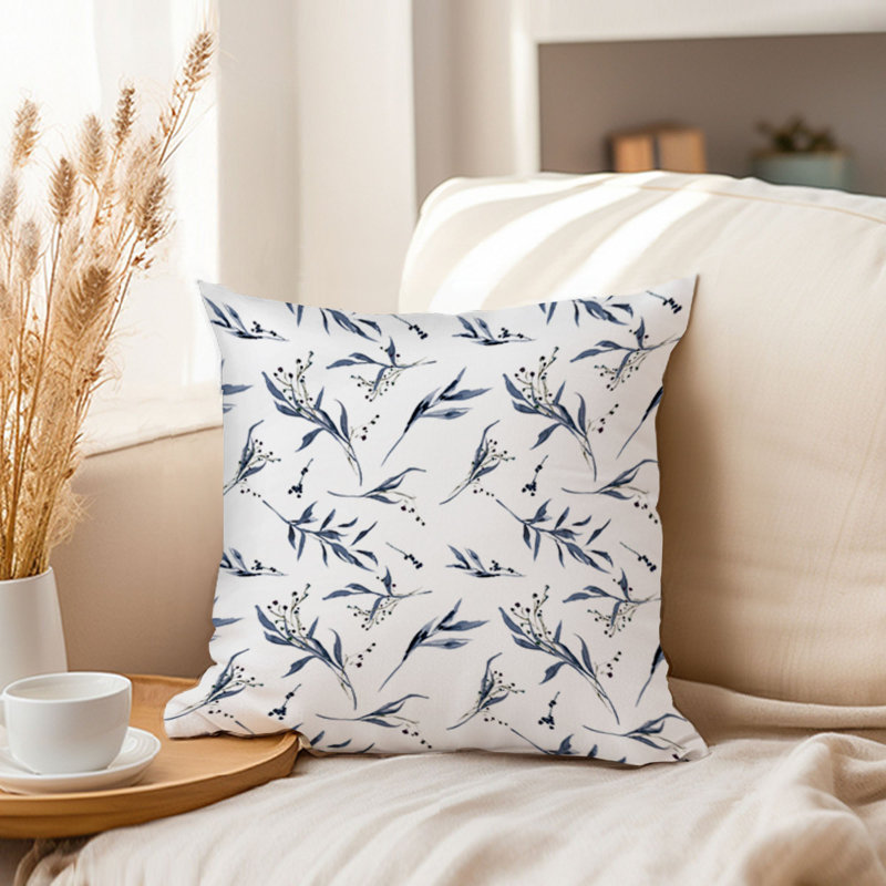 Botanical Flowers Pattern VIII, 20"H x 20"W