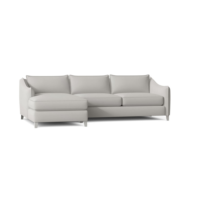 Monterey Patio Sectional with Cushions, Light Grey Vinyl 6503-010
