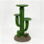 Support pour cactus saguaro en résine avec 3 étagères, grande sculpture de cactus à plusieurs niveaux pour l'intérieur et l'extérieur