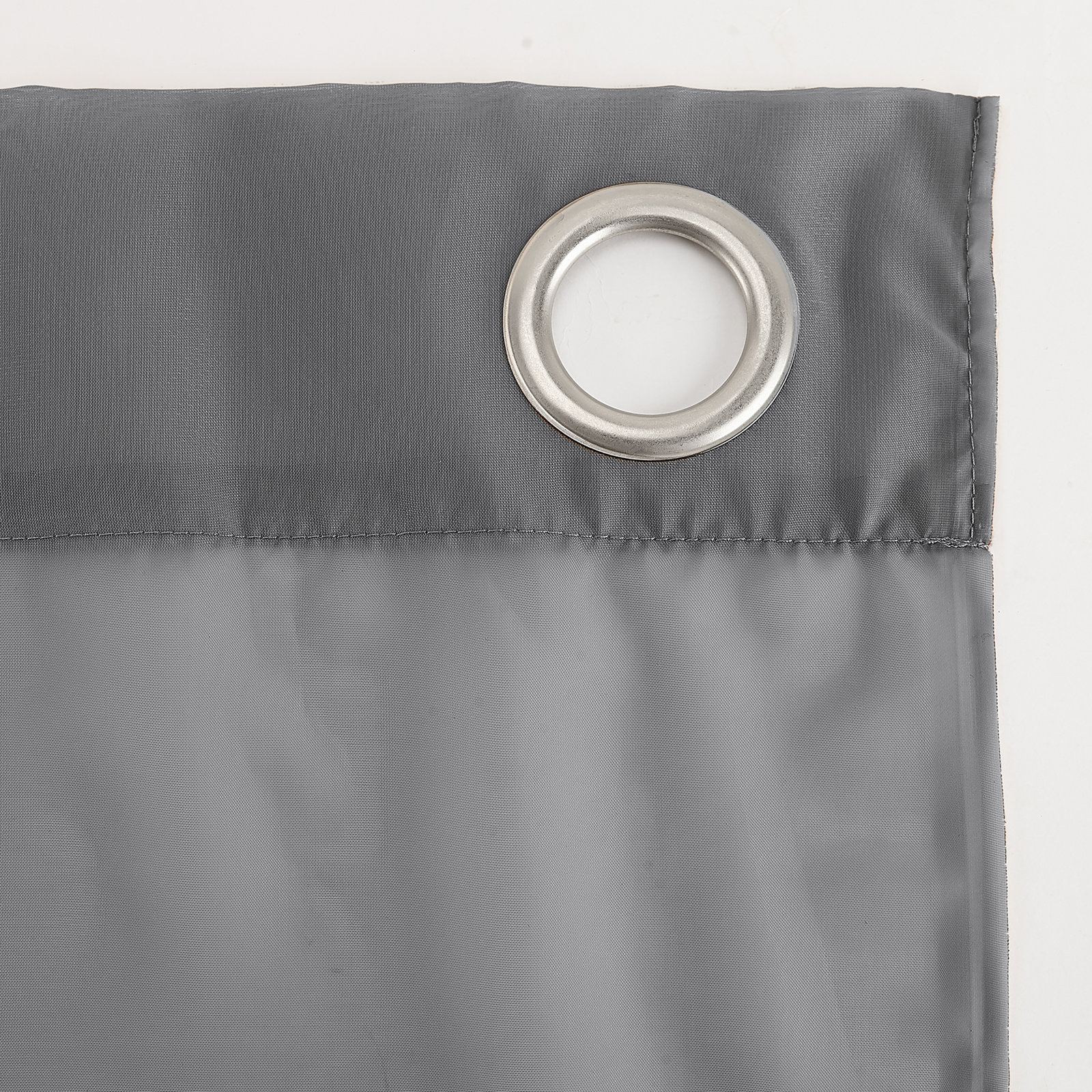 Sheer Grommet Single Curtain Panel, 59" W x 84" L, Charcoal