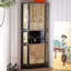 Armoire de rangement de vin d'angle