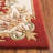 Stengel Aubusson Hand Tufted Wool/Cotton Floral Rug in Ivory/Rust-1755404703