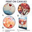 «Blossoming Pink Heart Tree», art mural floral-1689574641-1689574636