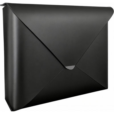 Sleek Envelope Wall Mount Mailbox