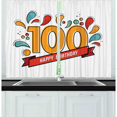 Pointed Kitchen Curtain