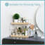 Organisateur de comptoir de salle de bain, étagère de rangement sur pied à 2 niveaux avec panier, plateau en bois pour organisateur de meuble-lavabo-612021970