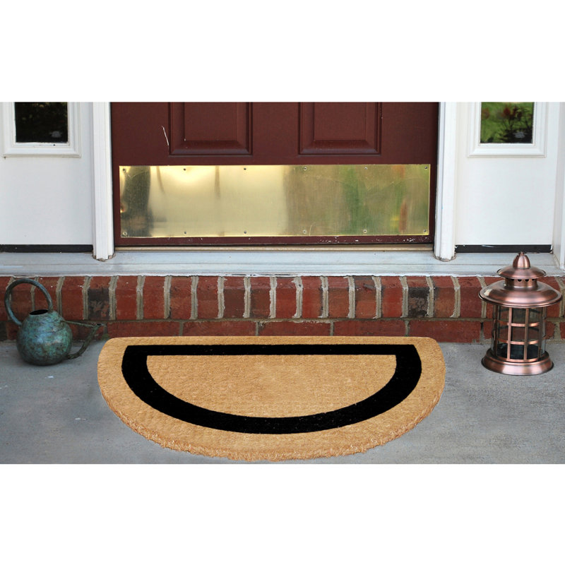 Bergstein Non-Slip Outdoor Doormat, Black