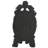 10" Skeleton Throne Decor