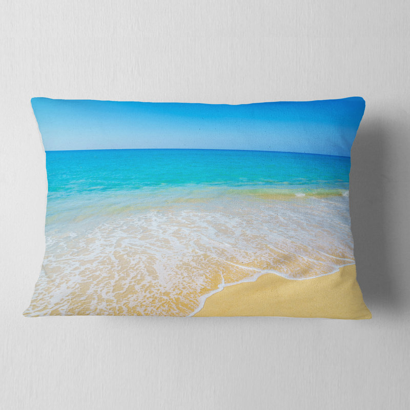Coussin Calm Blue Sea Waves - Sea & Shore
