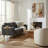 Turner 12"W Solid Mango Wood Top Modern Side Table With Genuine Marble And Iron Base-696440376