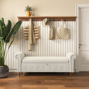 Agnew Teddy Upholstered Storage Bench