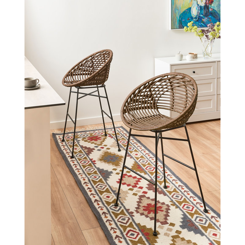 Counter Stool, Brown / Black