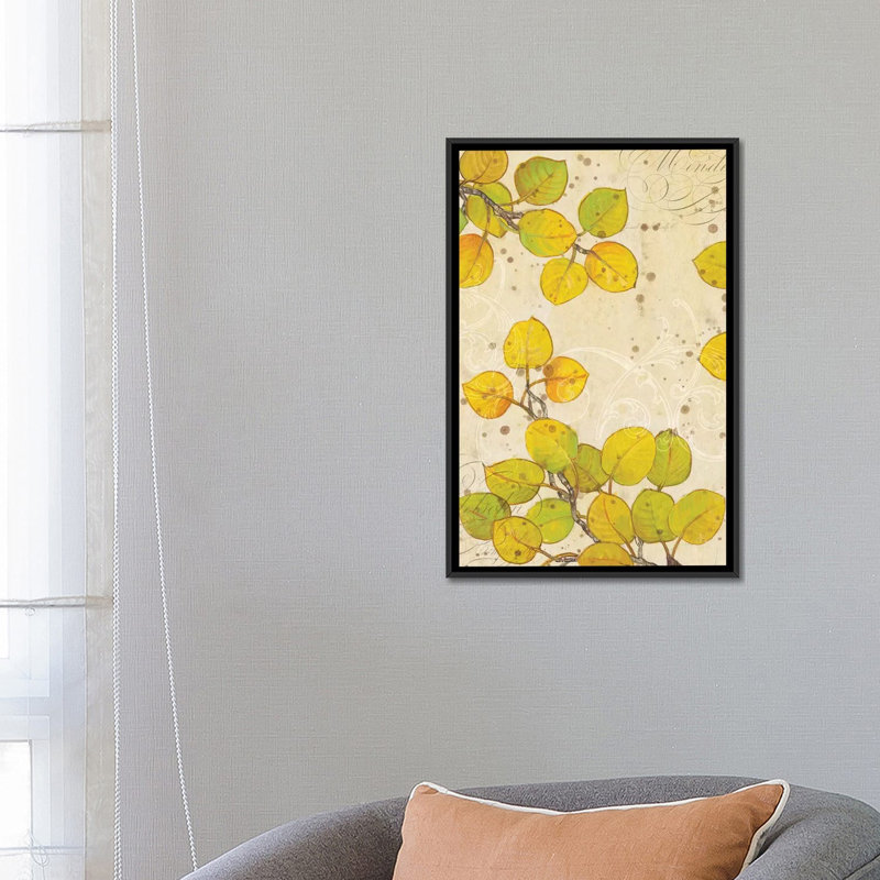 « turning i », impression sur toile, H 26 po x l 18 po x P 1,5 po, Toile avec cadre noir, Pas de tapis