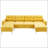 110" L-Shape Convertible Sectional Sofa Couch-152865474-155703875
