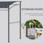 Adon 2.15m x 1.5m Steel BBQ Gazebo