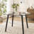 42" Round Tempered Glass Dining Table