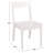 Sandrine Rosetty Scallop Dining Chairs-892518369