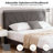 Bed Frame with Upholstered Headboard-118619324