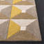 Gilderoy Geometric Hand Tufted Wool/Cotton Area Rug in Gold/Gray-888231371