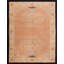 Tapis saumon antique en laine Art Deco