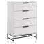Campana 4-drawer Bedroom Chest White