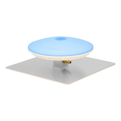 Diffuseur d'air d'aérateur de bassin, diffuseur d'aération de lac en silicone durable de 8 po avec base lestée, accessoires de système d'aération de bassin extérieur pour une diffusion efficace de l'oxygène et une amélioration de la qualité de l'eau