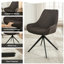Chaise de bureau rembourrée à dossier haut pour bureau et salles de conférence (ensemble de 3)-120641226