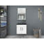 Ensemble de meuble-lavabo mural simple 24 po Camon-1423007542-1423007543