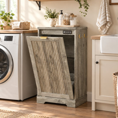 13 Gal Tilt Out Trash Cabinet – Deodorizing