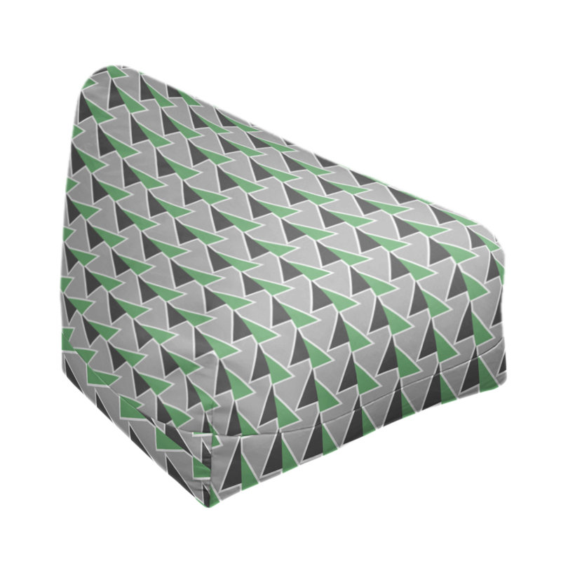 Fauteuil à billes standard &, H 38 po x L 42 po x P 29 po, Vert, Bourre en polyester