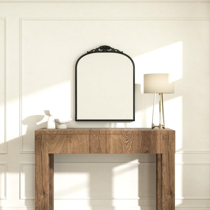 Miroir mural Arnott, Noir antique, 30 po x 24 po