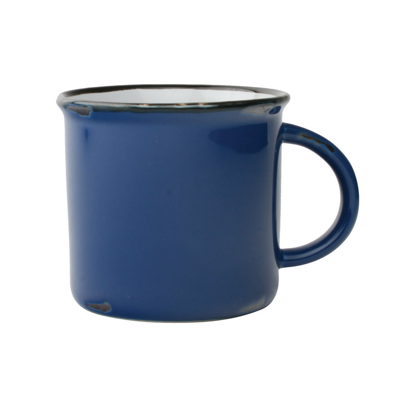 Tinware Stoneware Coffee Mug, Blue