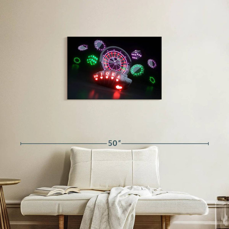 Senne Online Casino Roulette, 20" H x 30" W